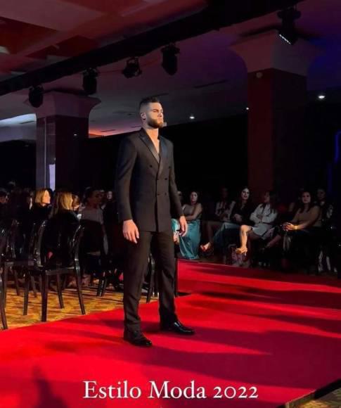 Futbolista y modelo hondureño: Enrique Facusé, portero del Motagua, sorprende debutando en desfile de modas