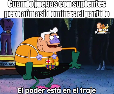¡Para morir de risa! Los memes liquidan a los suplentes del Barcelona por perder contra el Celta &nbsp;&nbsp;