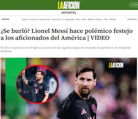 ¿Qué dijo Faitelson? Prensa mexicana reacciona por el gesto de Messi: “Se burla de la afición...”