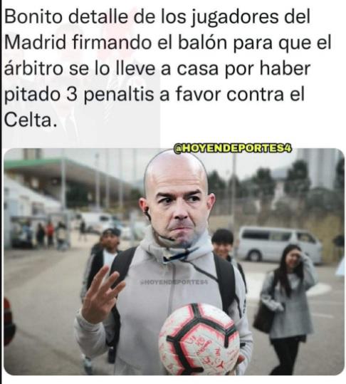 Real Madrid y el VAR: Los crueles memes que dejó su polémico triunfo ante el Celta en España