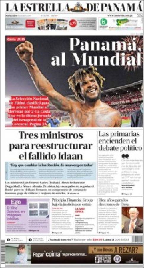 ¡EMOTIVAS! Así amanecieron las portadas tras disputarse la última fecha para Rusia 2018