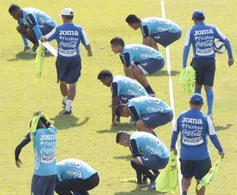Imágenes: El entreno matutino de Honduras del domingo en el estadio Olímpico