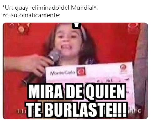 Les llegó el karma: La ola de memes contra Uruguay por quedar eliminada del Mundial de Qatar 2022