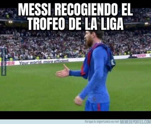 Los memes del Real Madrid campeón de la Liga de España donde hacen pedazos al Barcelona