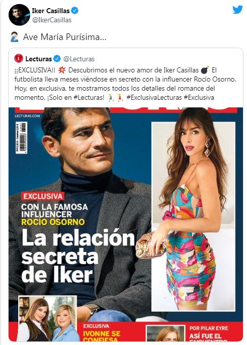 Destapan relación “secreta” de Iker Casillas con famosa influencer: La contundente respuesta del ex arquero sobre el romance