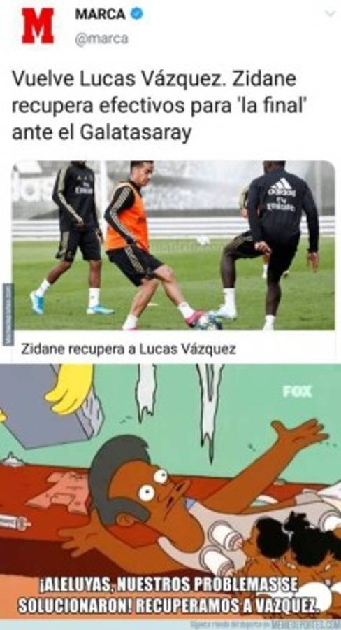 Courtois, protagonista de los memes tras el sufrido triunfo del Real Madrid ante el Galatasaray