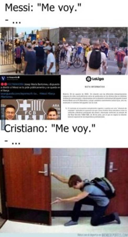 Messi se va del Barcelona y los memes provocan un caos en las redes sociales