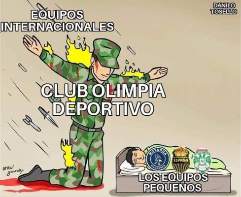 Olimpia, la víctima favorita de los memes en el arranque de la Copa Premier Centroamericana
