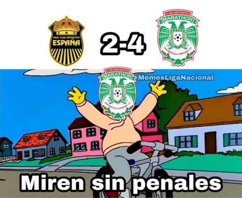 Memes: Destrozan al Real España tras la remontada de Marathón en el clásico