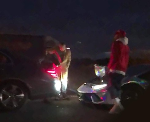 Desastre: Así es el Lamborghini cromado que chocó Aubameyang en Londres