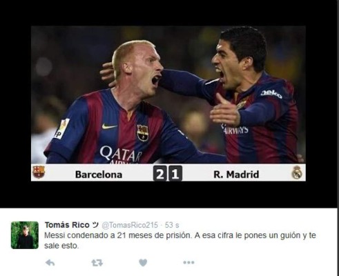 Fotos: Las crueles burlas sobre la condena a prisión de Leo Messi