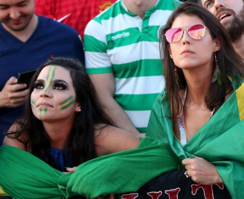 FOTOS: Las bellas cariocas que sufrieron con el Brasil-Suiza en Rusia 2018