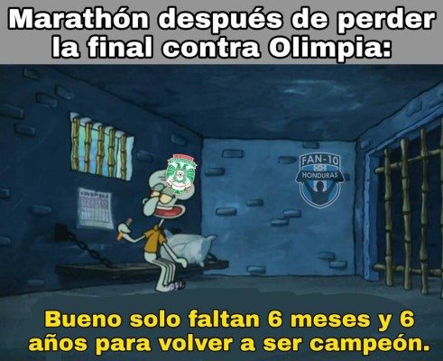 Olimpia es campeón y los memes destrozan al Marathón de Vargas ¡y también a Motagua!