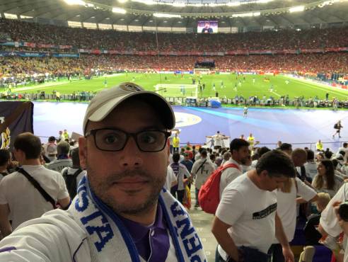 El hondureño Ramiro Ocasio ha presenciado las últimas cuatro finales de Champions del Real Madrid.