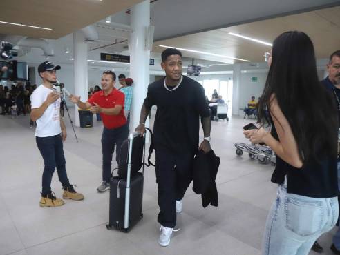 Romell Quioto llegó a Honduras para unirse a la selección de Honduras. FOTO: Franklyn Múñoz.
