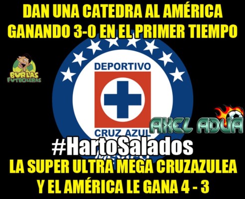Los mejores memes que dejó la remontada del América ante el Cruz Azul
