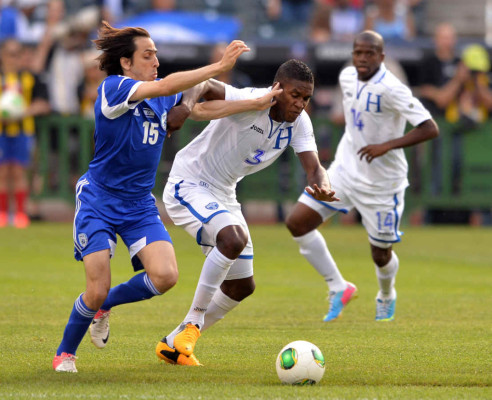 Honduras pierde 2-0 ante Israel en el estadio Citi Field de New York.