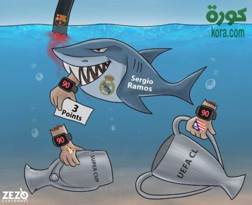 Las mejores imágenes que el madridismo le ha dedicado a Sergio Ramos