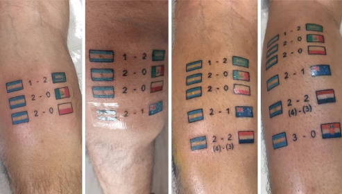 Tremenda locura: los increíbles tatuajes sobre Messi luego de ganar con Argentina el Mundial de Qatar y el ‘‘qué mirás, bobo’’
