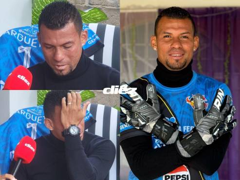 Gerson Argueta rompió en llanto al recordar a su padre, a quien perdió a raíz de un cáncer. FOTOS: Alex Pérez | Erick Castillo.