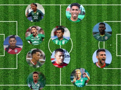 Este es el 11 histórico del volante hondureño Isaac Castillo con el CD Marathón.