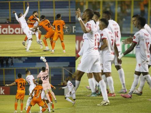 Olimpia empató 2-2 ante Águila en el mítico Estadio Cuscatlán. FOTOS: Deportes Acción | El Salvador.