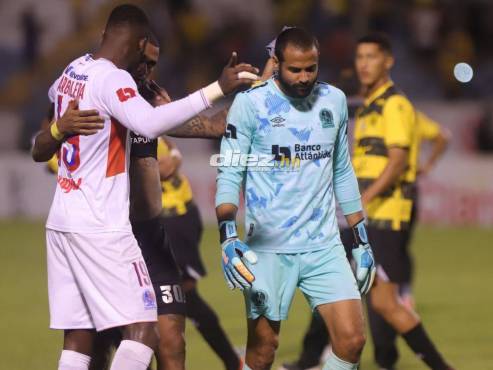 Real España venció 1-0 al Olimpia en la ida del repechaje del torneo Clausura 2024 de la Liga Nacional.