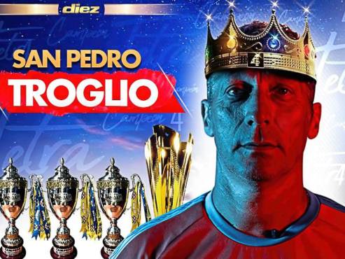 Pedro Troglio aumentó la diferencia como el técnico rey en la Liga Nacional de Honduras.