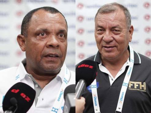 Raúl Cáceres y Carlos Ramón Tábora se hicieron presentes en el quinto Congreso de la Escuela de Entrenadores de la Enefuth. FOTOS: Mauricio Ayala.