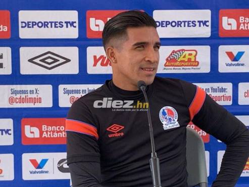 Michaell Chirinos en la conferencia de prensa previo al choque ante Marathón. FOTO: Erlin Varela.