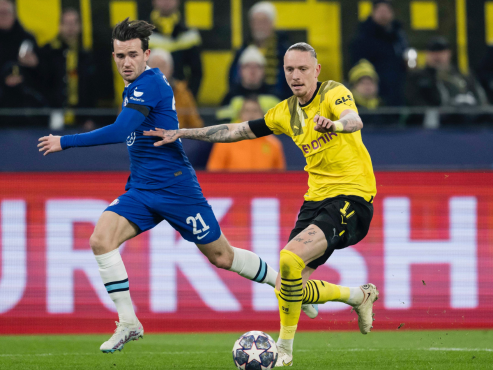 Chelsea llegó con mucho peligro a la portería del Borussia Dortmund, pero no pudieron traducir las acciones en gol.