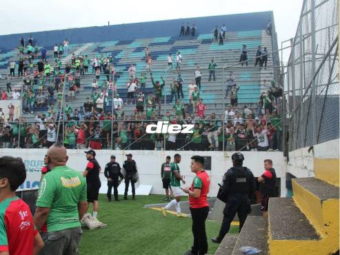 La bronca en los aficionados del Marathón se tensionó tras el empate ante Real Sociedad.