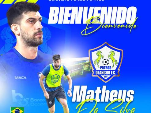 Matheus Da Silva se convirtió en el primer refuerzo extranjero de Olancho FC.