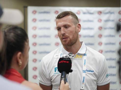 Cristian Aleza, coordinador del TDS de FIFA en Honduras, dice presente en el quinto Congreso de la Escuela de Entrenadores de la Enefuth. FOTO: Mauricio Ayala.