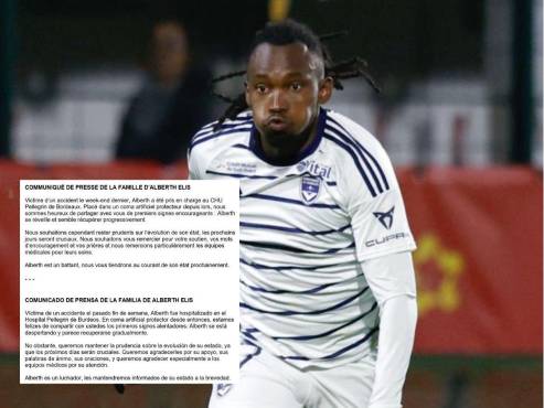 El comunicado de la familia de Alberth Elis, delantero del Girondins de Burdeos.