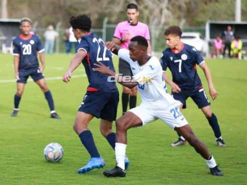 República Dominicana no pudo ante Honduras en ninguno de los dos partidos amistoso disputados en Tegucigalpa. FOTO: David Romero.