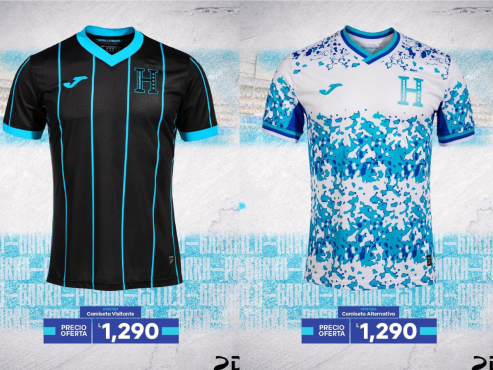 La indumentaria de visita (izquierda) y alternativa (derecha) tendrán el mismo valor: 1,290 lempiras.