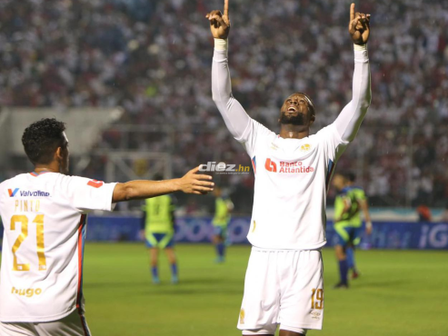 Yustin Arboleda fue la gran figura de la final entre Olimpia-Olancho FC. FOTO: Andro Rodríguez.