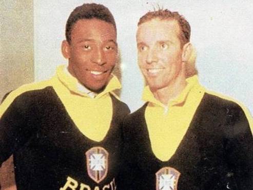 Pelé y Zagallo fueron compañeros en la selección de Brasil.