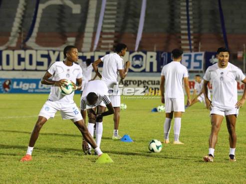 El entreno del Victoria captado desde el LENTE DIEZ que está presente en La Ceiba. FOTO: Esaú Ocampo.