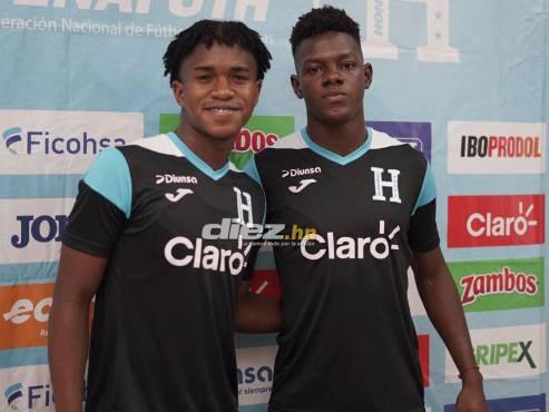 Maynor Arzú (izquierda) y Jeffry Miranda (derecha) fueron convocados por Reinaldo Rueda. FOTO: Mauricio Ayala.