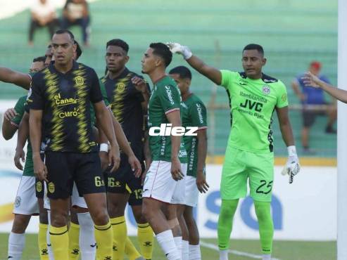 Marathón está venciendo a Real España en el Estadio Olímpico de SPS. FOTOS: NEPTALÍ ROMERO | YOSEPH AMAYA.