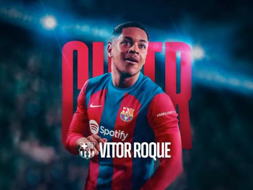 Vitor Roque solo disputó 16 partidos oficiales y anotó 2 goles con el FC Barcelona.