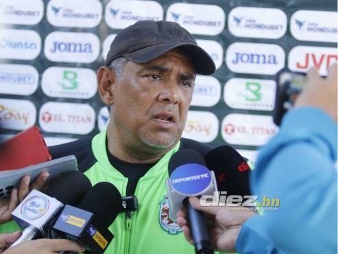 Rolin Peña charló con los medios de prensa previo al duelo ante Juticalpa FC. FOTO: Neptalí Romero.