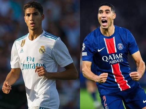 Achraf Hakimi tuvo su paso por el Real Madrid y ahora los eliminó del Mundial de Clubes con el PSG.