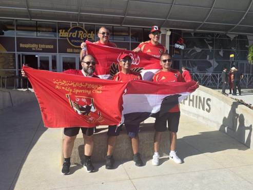 El ambientazo en el Hard Rock Stadium de Miami, Estados Unidos.