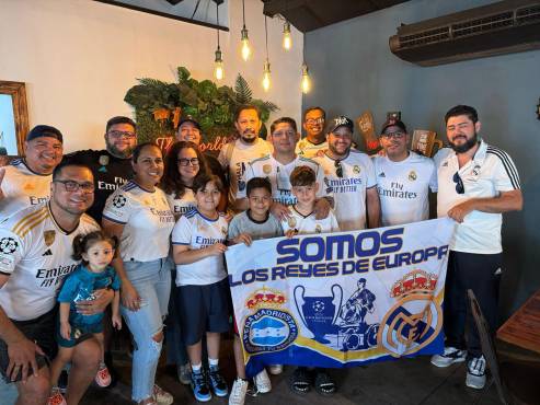 La peña madridista en Honduras cuenta con 120 miembras tras un año de existencia.