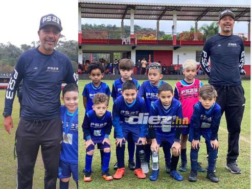 Pedrinho Santana tiene su propia escuela de fútbol en Brasil.