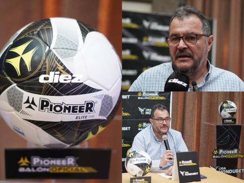 Este es el balón PIONNER con el que se jugará el torneo Clausura 2025. FOTOS: Mauricio Ayala.