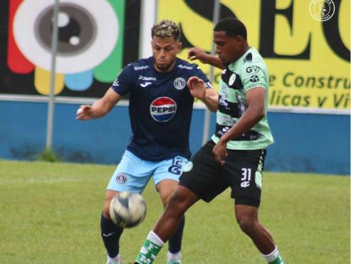 Marcelo Santos fue uno de los jugadores más destacados del duelo entre Juticalpa FC vs Motagua.
